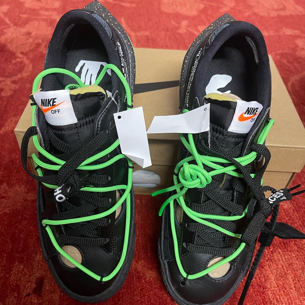 OFF-WHITE X BLAZER LOW 'BLACK' - Picture 8 of 13